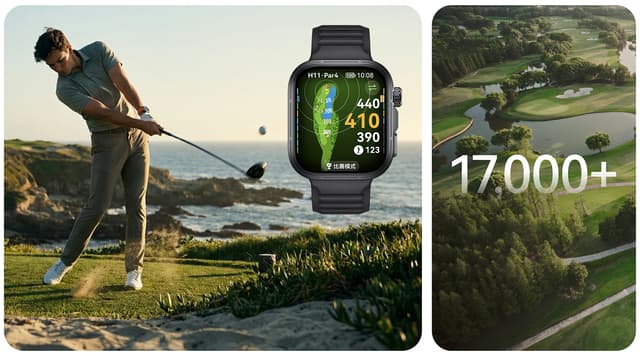 Huawei Watch Fit 5 Pro til golf