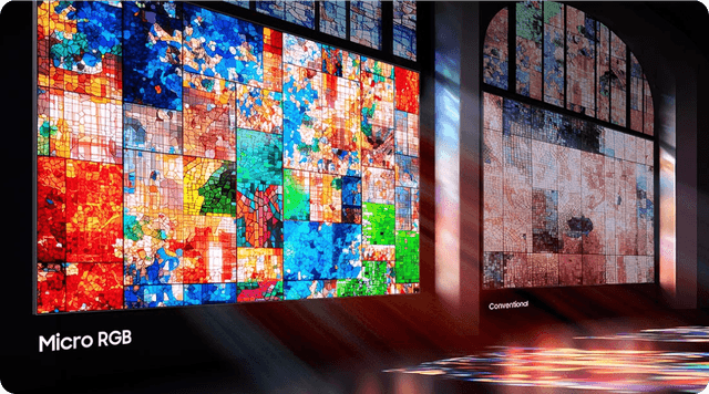 Samsung-tv ja Micro RGB Precision Color 100 -tekniikka