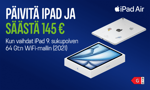 Apple-vaihtohyvitys Gigantissa