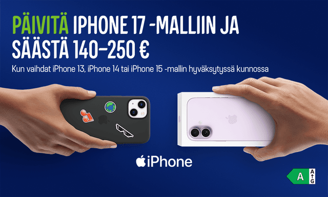 Apple-vaihtohyvitys Gigantissa