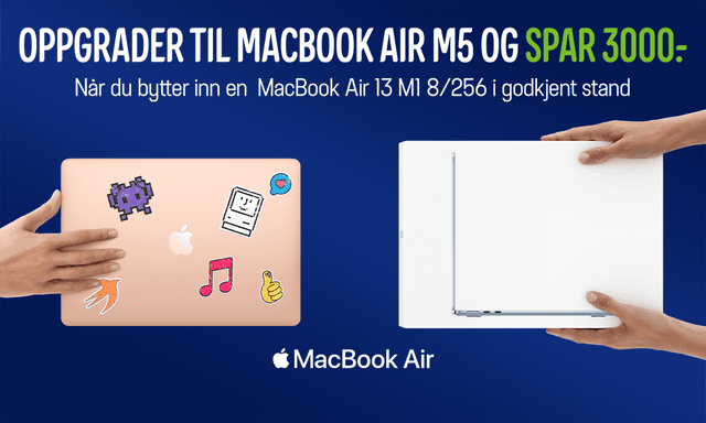 Apple innbytte hos Elkjøp