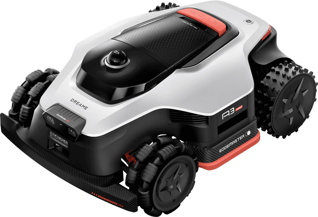 Dreame A3 Pro -robottiruohonleikkuri tuotekuvassa valkoista taustaa vasten