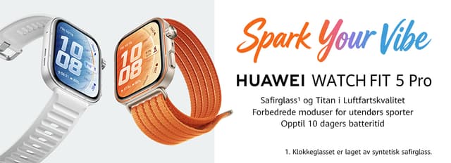 Huawei Watch Fit 5 Pro-produktbanner.