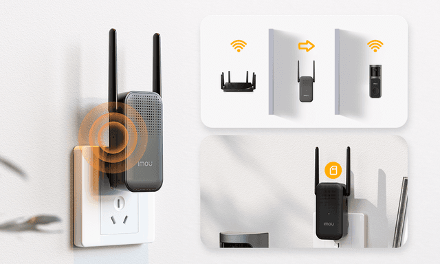 The Imou Doorbell 2S inomhusklocka ansluts till ett eluttag.