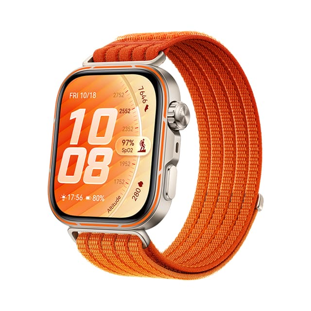 Huawei Watch Fit 5 Pro produktbilde mot en hvit bakgrunn.