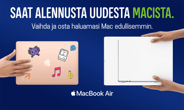 Apple-vaihtohyvitys – Gigantti – MacBook