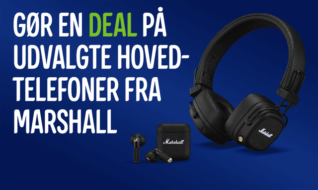 Marshall headphones campaign: great deals on selected headphones