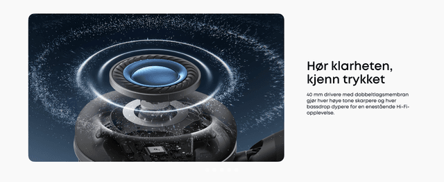 Illustrasjon av lydkvaliteten til Soundcore Space 2.