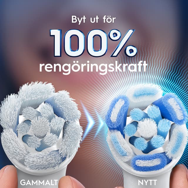 Oral-B borsthuvuden – byt regelbundet för bästa effekt