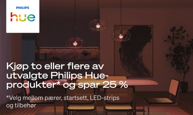 Philips Hue kampanjebanner