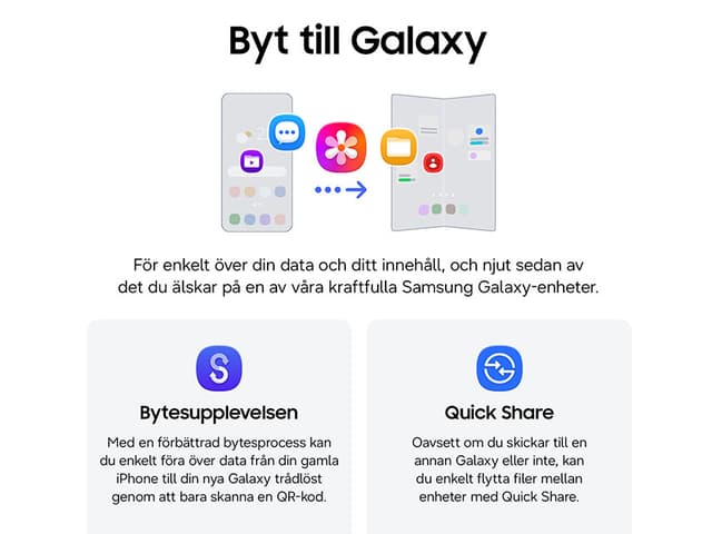 Samsung Galaxy Fold8 Ultra – Enkelt att byta till Galaxy