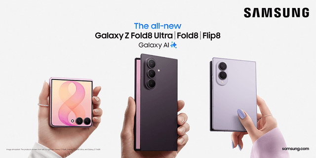 Samsung Galaxy Z Fold8 Ultra, Z Fold8 & Z Flip8