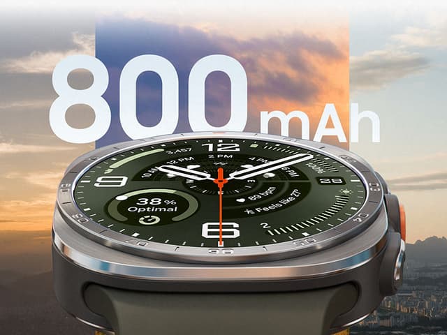 Samsung Galaxy Watch Ultra2 & 800 mAh:n akku