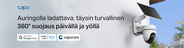 Tapo C610 KIT - Auringolla ladattava, täysin turvallinen 360 asteen suojaus päivällä ja yöllä
