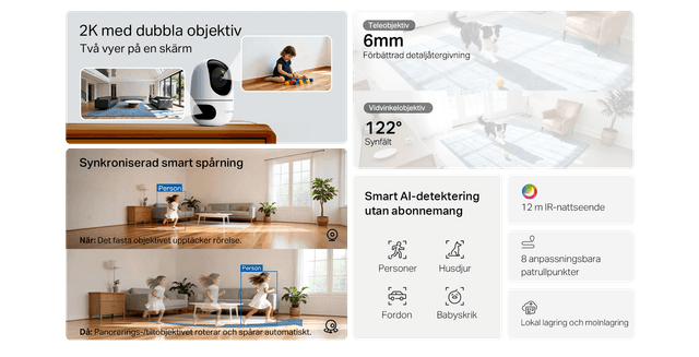 Tapo banner highlighting key features.