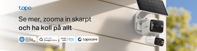 Tapo C645D KIT banner with the text "See wide, zoom clearly, complete security".