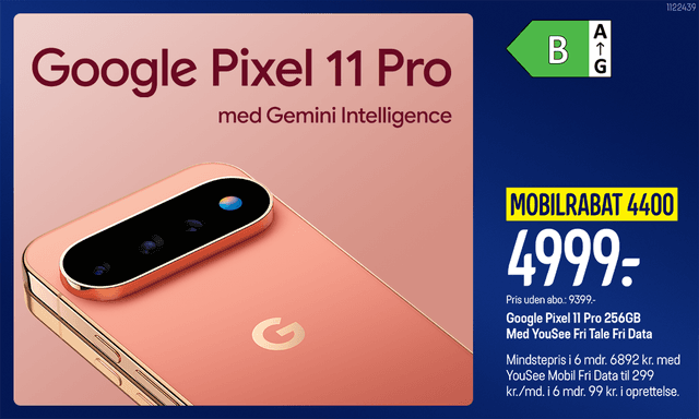 Google Pixel 11 Pro med Gemini Intelligence