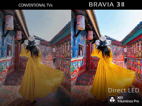 Bravia 3II vs conventional TVs