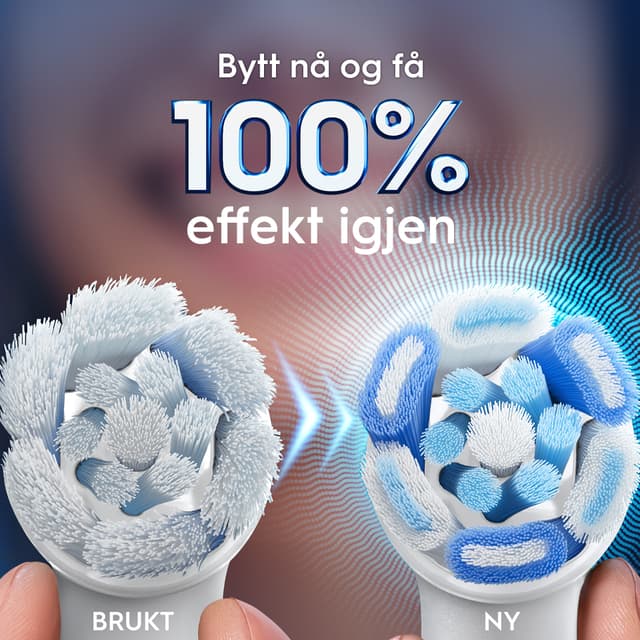 Oral-B børstehoder – bytt regelmessig for best effekt