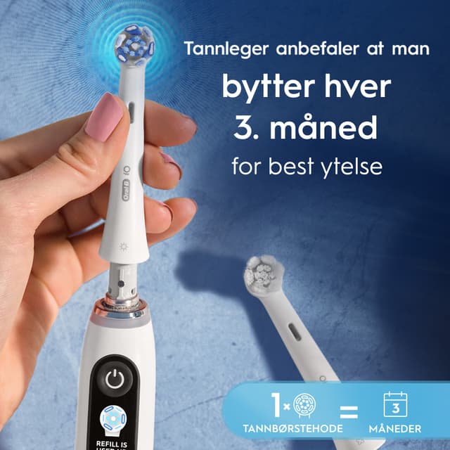 Utskiftbare Oral-B-tannbørstehoder