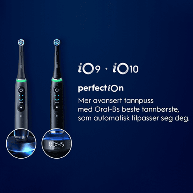 Oral-B iO3, iO5 & iO6 - tannbørstene som tilpasser seg dine behov