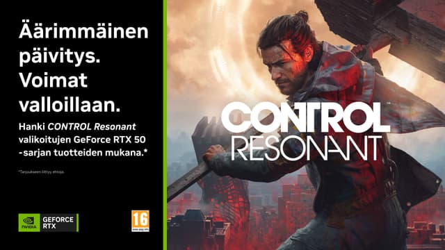 Nvidia GeForce RTX™ & Control Resonant -pelipaketti