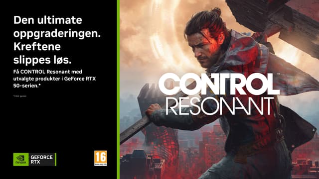 Nvidia GeForce RTX™ & Control Resonant gaming bundle banner