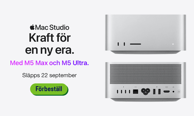 Apple Mac Studio – Kraft för en ny era: släpps 22 september 2026