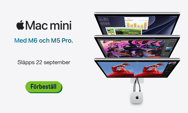 Apple Mac mini med M6 och M5 Pro – släpps 22 september 2026