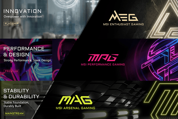 MEG MAG MPG series from MSI
