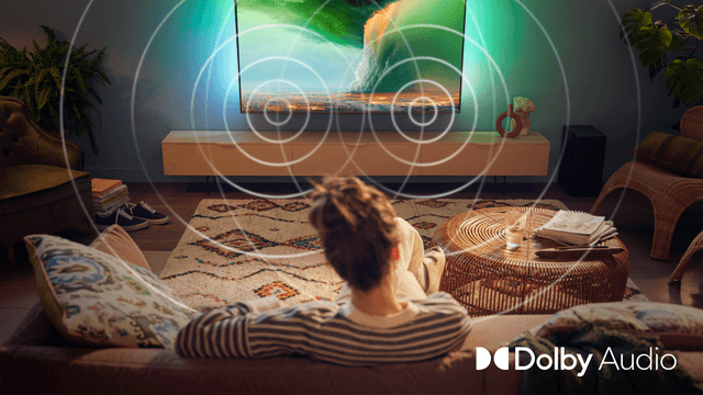 Dolby Audio tarkkaa ja selkeää ääntä varten