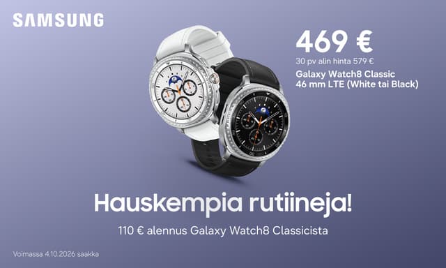 Samsung Galaxy Watch8 Classic -kampanjajuliste