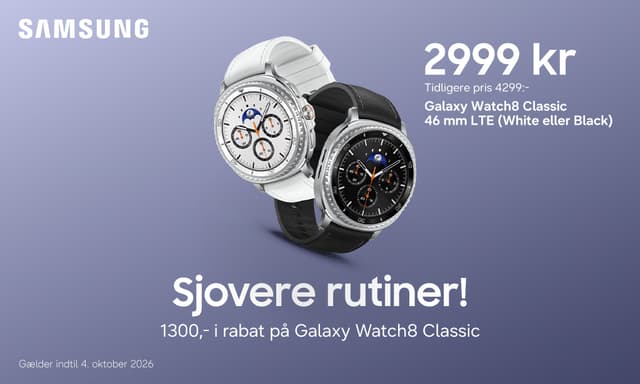 Samsung Galaxy Watch8 Classic campaign ad banner