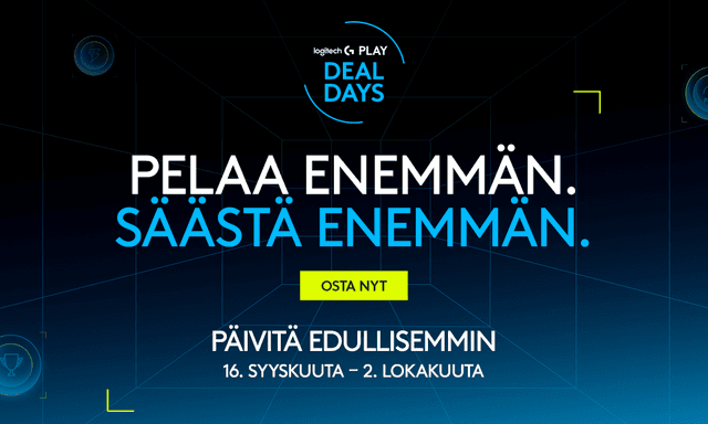 Logitech G Play Days -kampanjan mainoskuva