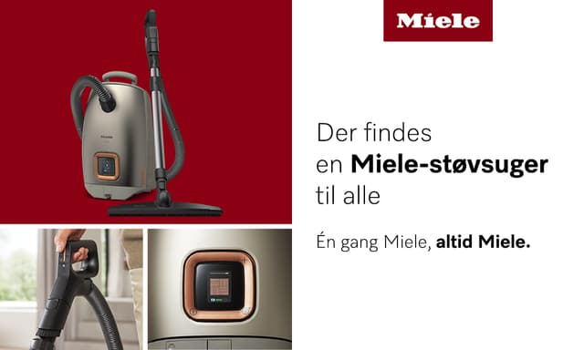 Miele støvsuger hero banner