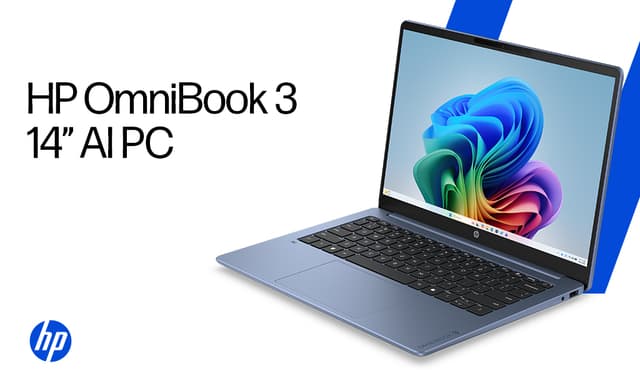 HP Omnibook 3 14" AI-PC banner