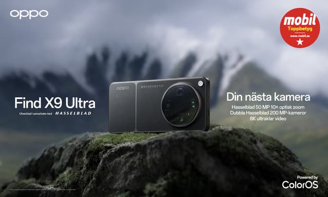 OPPO Find X9 Ultra för fotografi