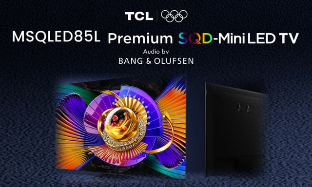TCL MSQLED85L Premium SQD-MiniLED TV-banner