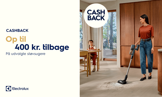 Electrolux cashback kampagnebanner