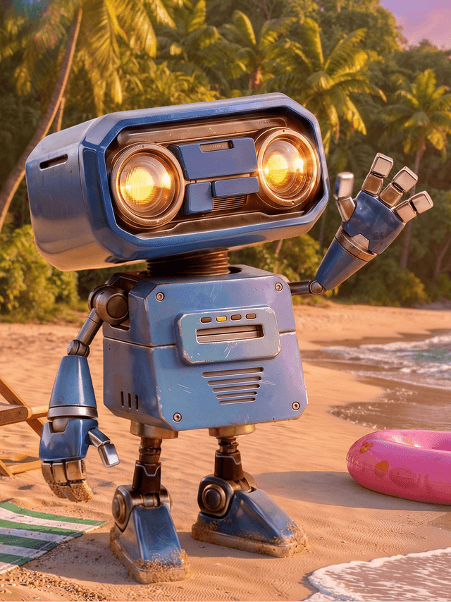 Nvidia RTX Spark – Create more: animated robot