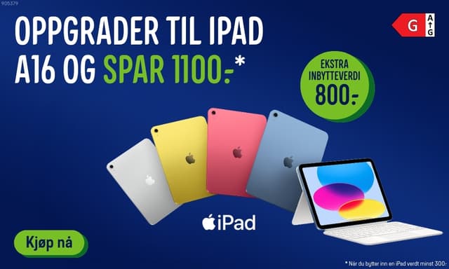 Apple Trade in hos Elkjøp: Oppgrader til iPad A16