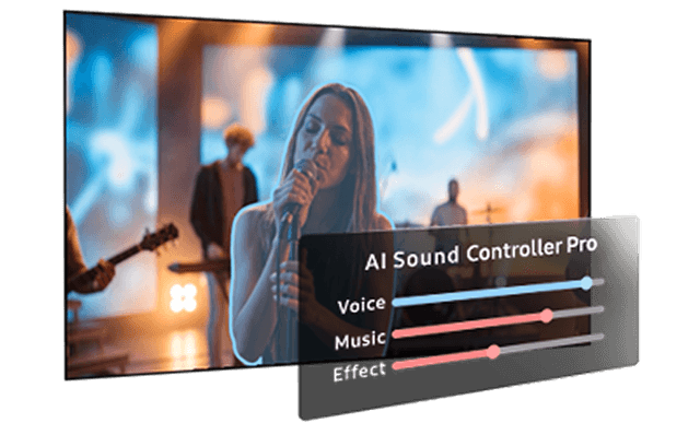 Visuell fremstilling av Samsungs Sound Controller Pro