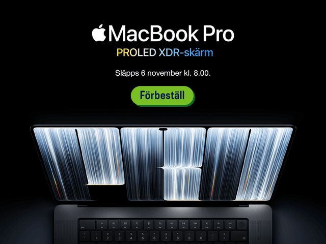 MacBook Pro PROLED XDR-skärm - förbeställ nu!