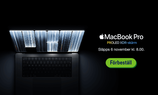 MacBook Pro PROLED XDR-skärm - förbeställ nu!