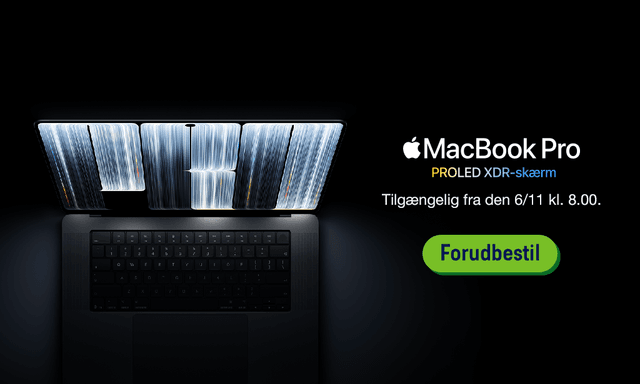 MacBook Pro PROLED XDR-skærm - forudbestil nu!