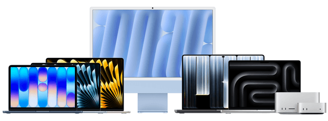 Mac-produktfamilien 2026