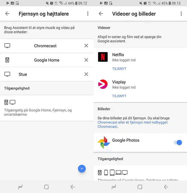 Opsætning af TV-streaming på Google Assistant