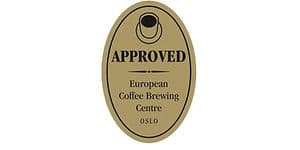 Godkendt af European Coffee Brewing Center