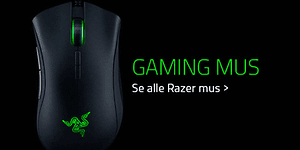Razer gamingmus med norsk tekst
