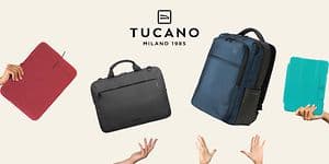 Tucano banner med PC-mappe, dataveske, sekk og nettbrettmappe